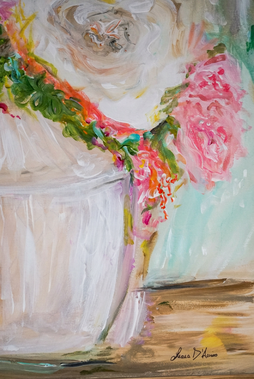 Due anime, una fioritura (Two Souls, one Flowering). 60x70 cm
