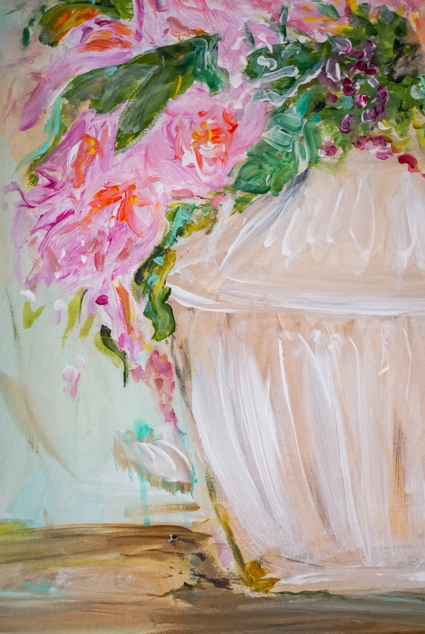 Due anime, una fioritura (Two Souls, one Flowering). 60x70 cm