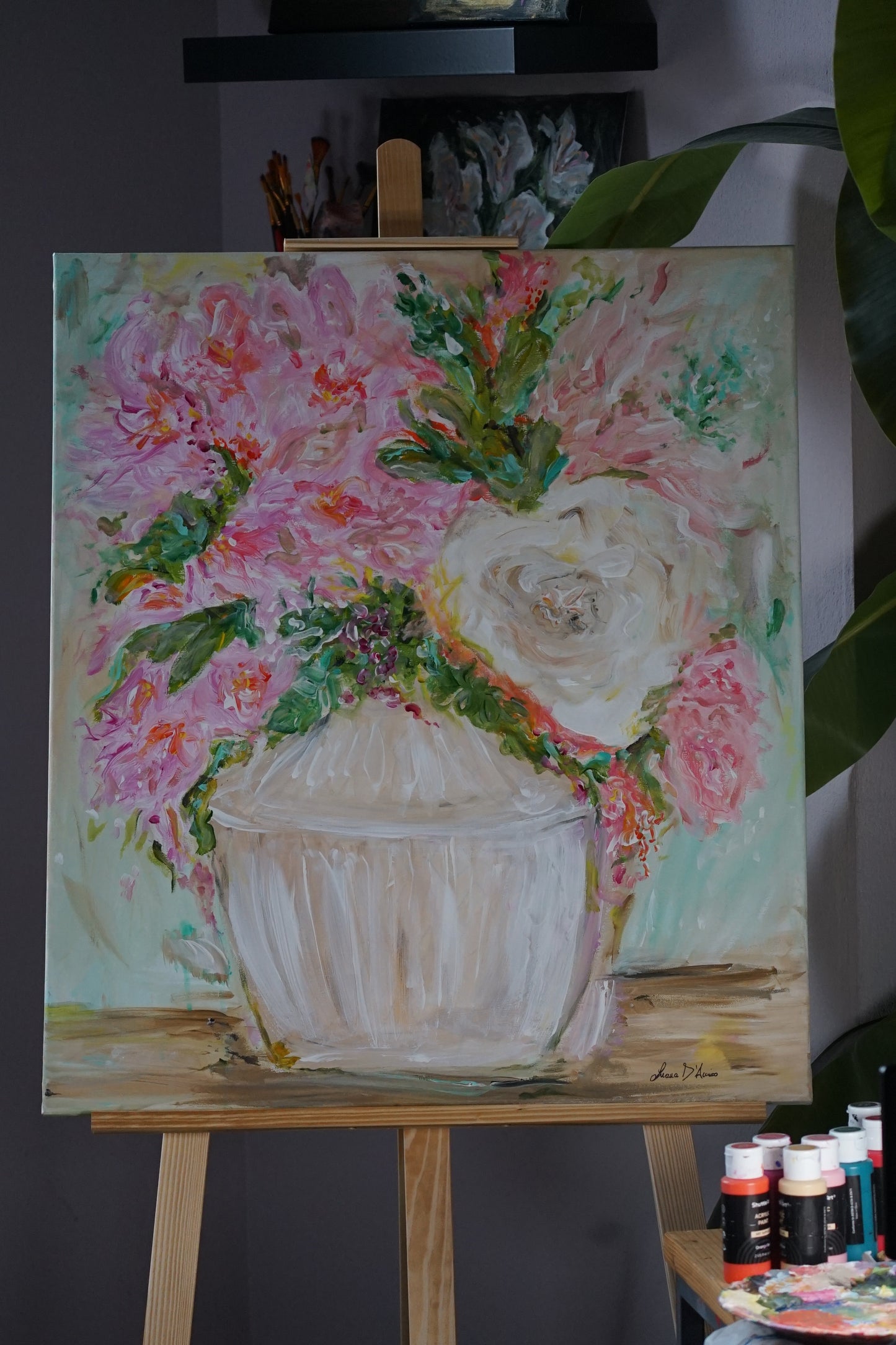 two Souls, one Flowering (60x70 cm)