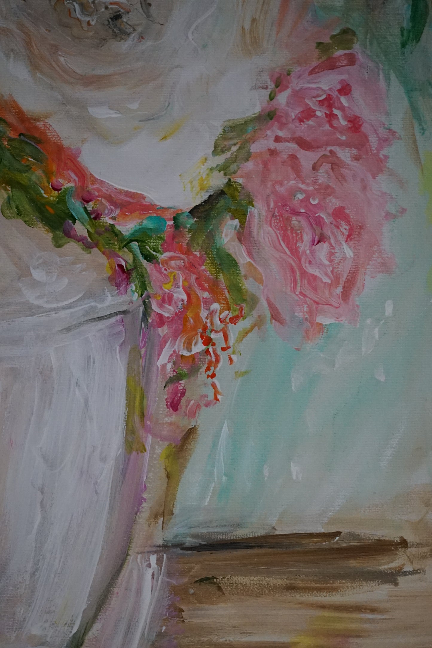 two Souls, one Flowering (60x70 cm)